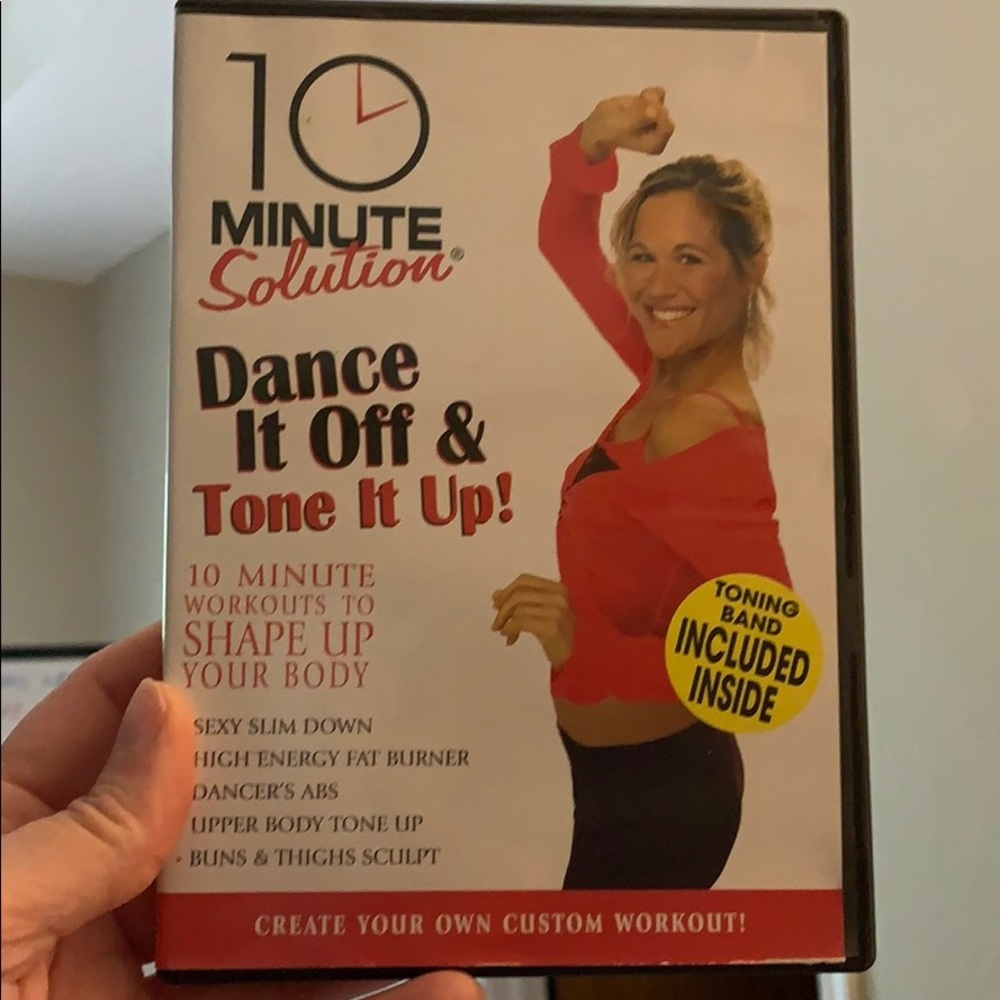 Dance it off and tone it up 10 min shape up DVD